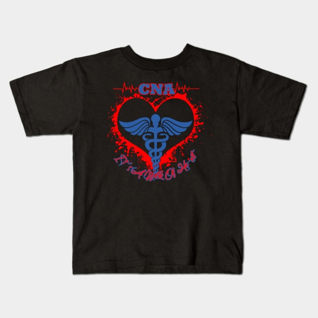 CNA It's A Work Of Heart Kids T-Shirt by RUS